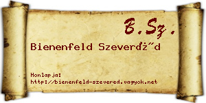 Bienenfeld Szeveréd névjegykártya
